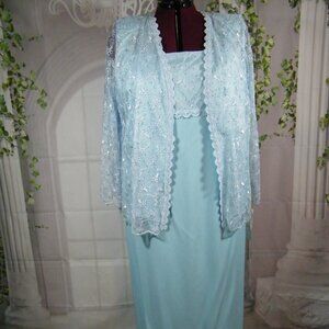 Robe de mère de la mariée Bleu Pâle Taille 14